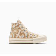 CONVERSE KIDS 7 CHUCK TAYLOR ALL STAR EVA LIFT HIGH EGRET WARM QUARRY A11112C