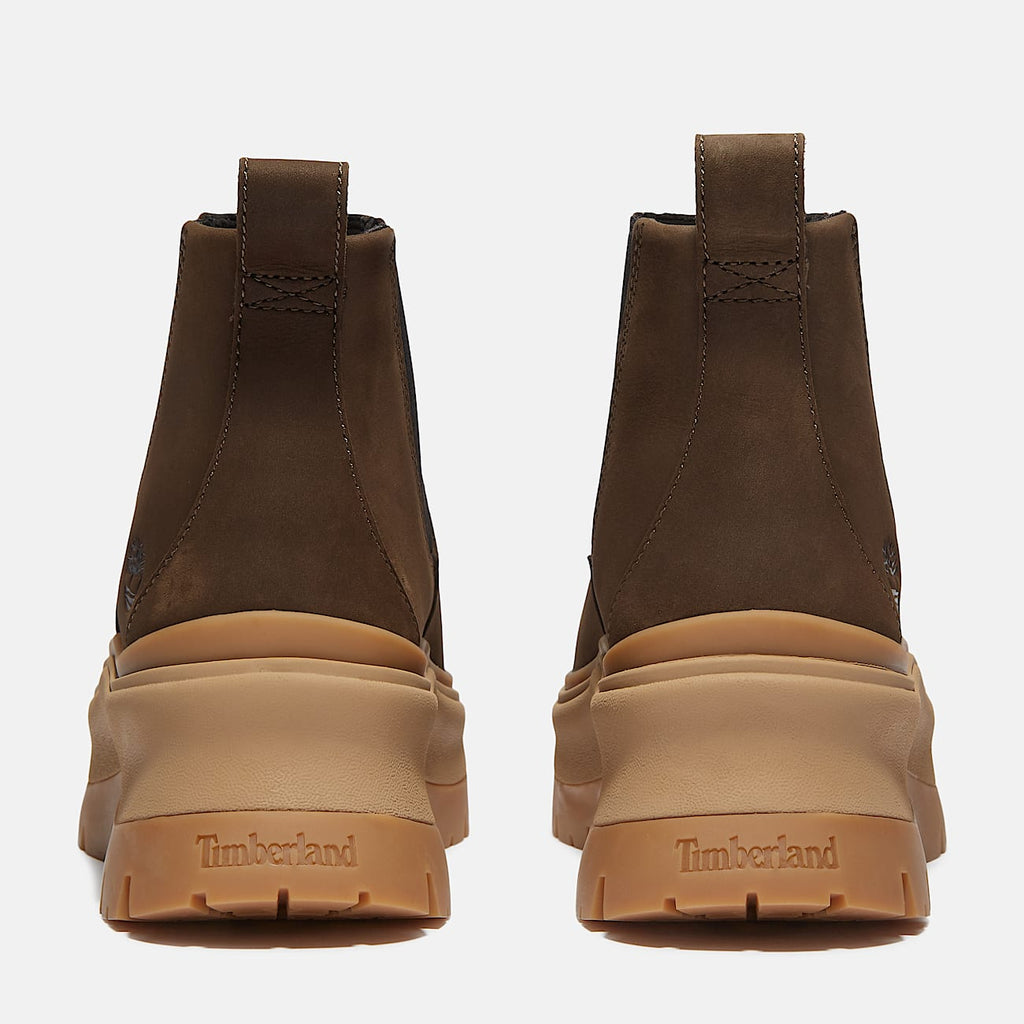 TIMBERLAND WOMEN'S 9.5 ROXIE LANE MID CHELSEA BOOT DK BROWN NUBUCK NIB