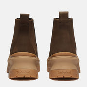 TIMBERLAND WOMEN'S 9.5 ROXIE LANE MID CHELSEA BOOT DK BROWN NUBUCK NIB