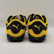 PUMA WOMEN'S 6.5 KIDS 5 MOSTRO OG PRIME PELE YELLOW BLACK STRAP ON 403729-06
