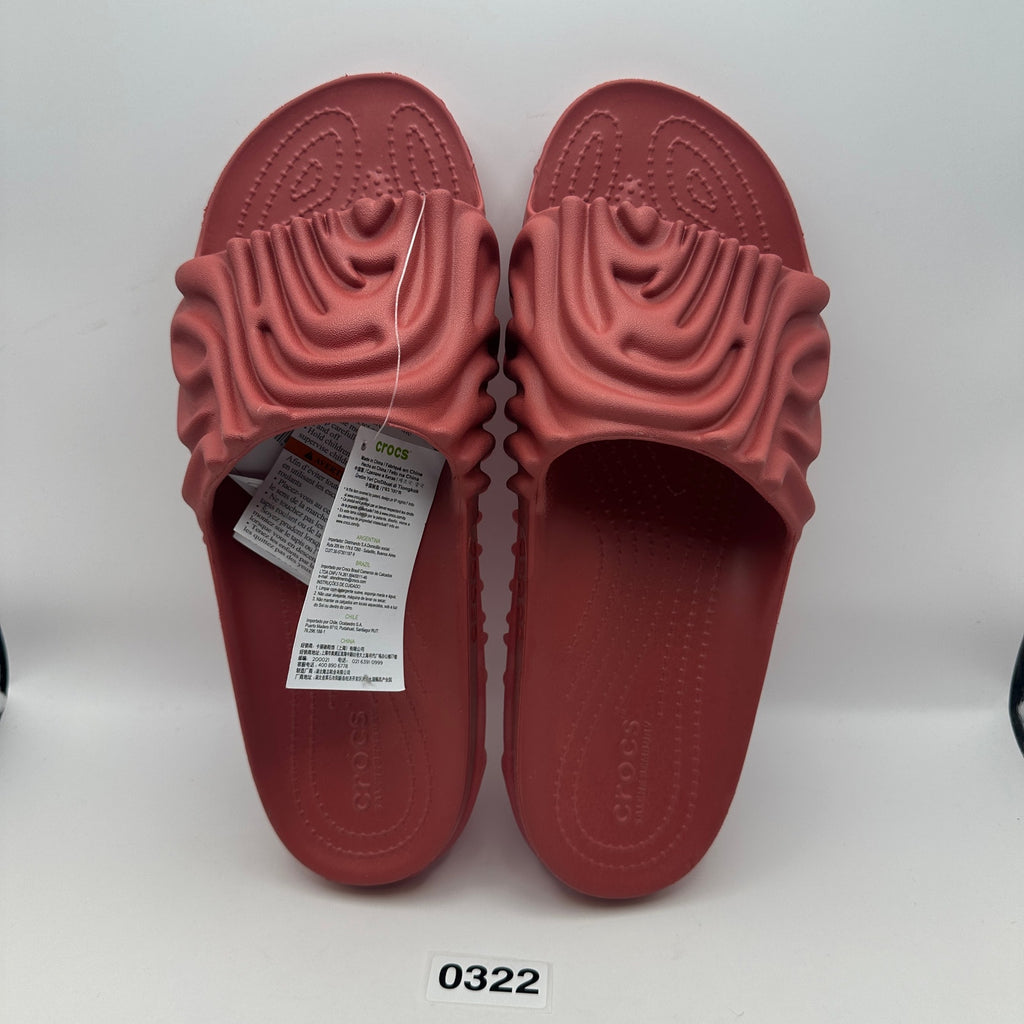 CROCS x Salehe Bembury Men's 11 Pollex Slide 208685-6ZN Guppy Red