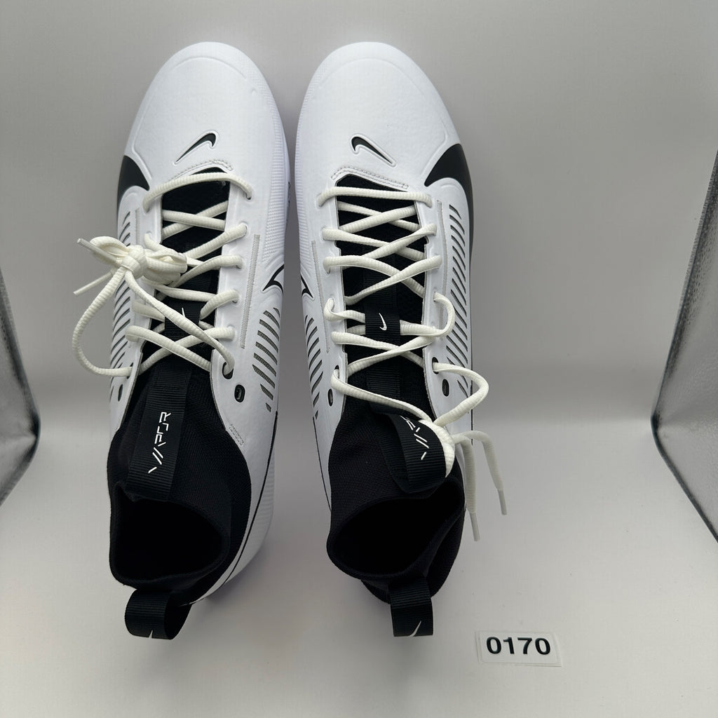 NIKE Men's 13 Vapor Edge PRO 360 2 Football Cleats Black/White