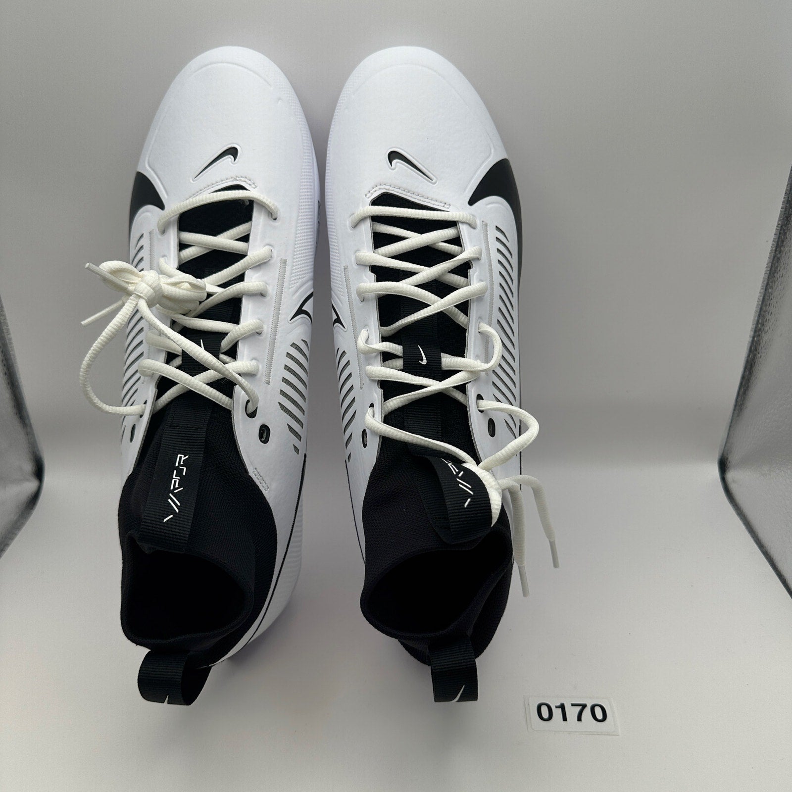 NIKE Men's 13 Vapor Edge PRO 360 2 Football Cleats Black/White