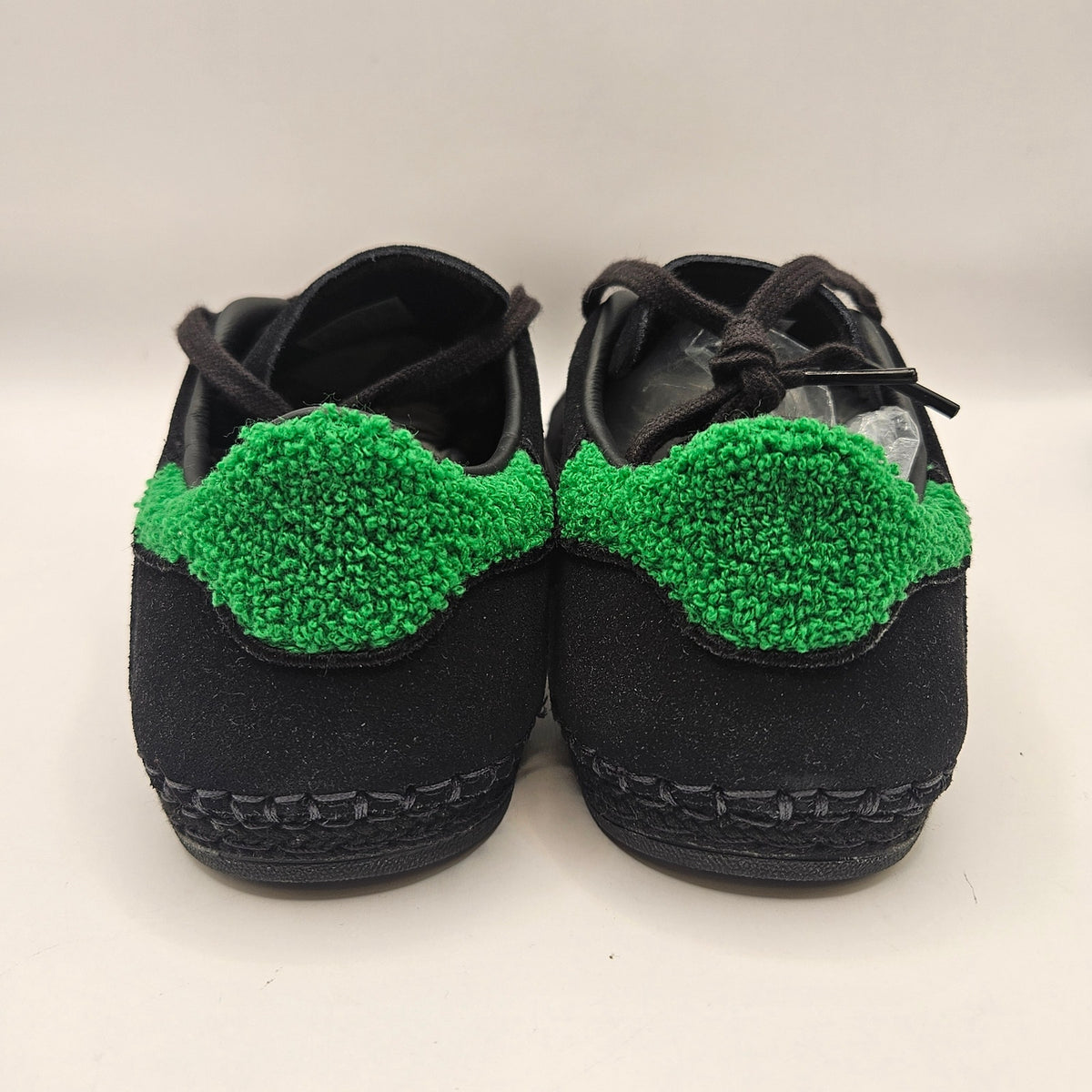 ADIDAS ORIGNAL X CLOT STANSMITH WOMEN'S 6 BLACK SUEDE JQ9227 NWOB
