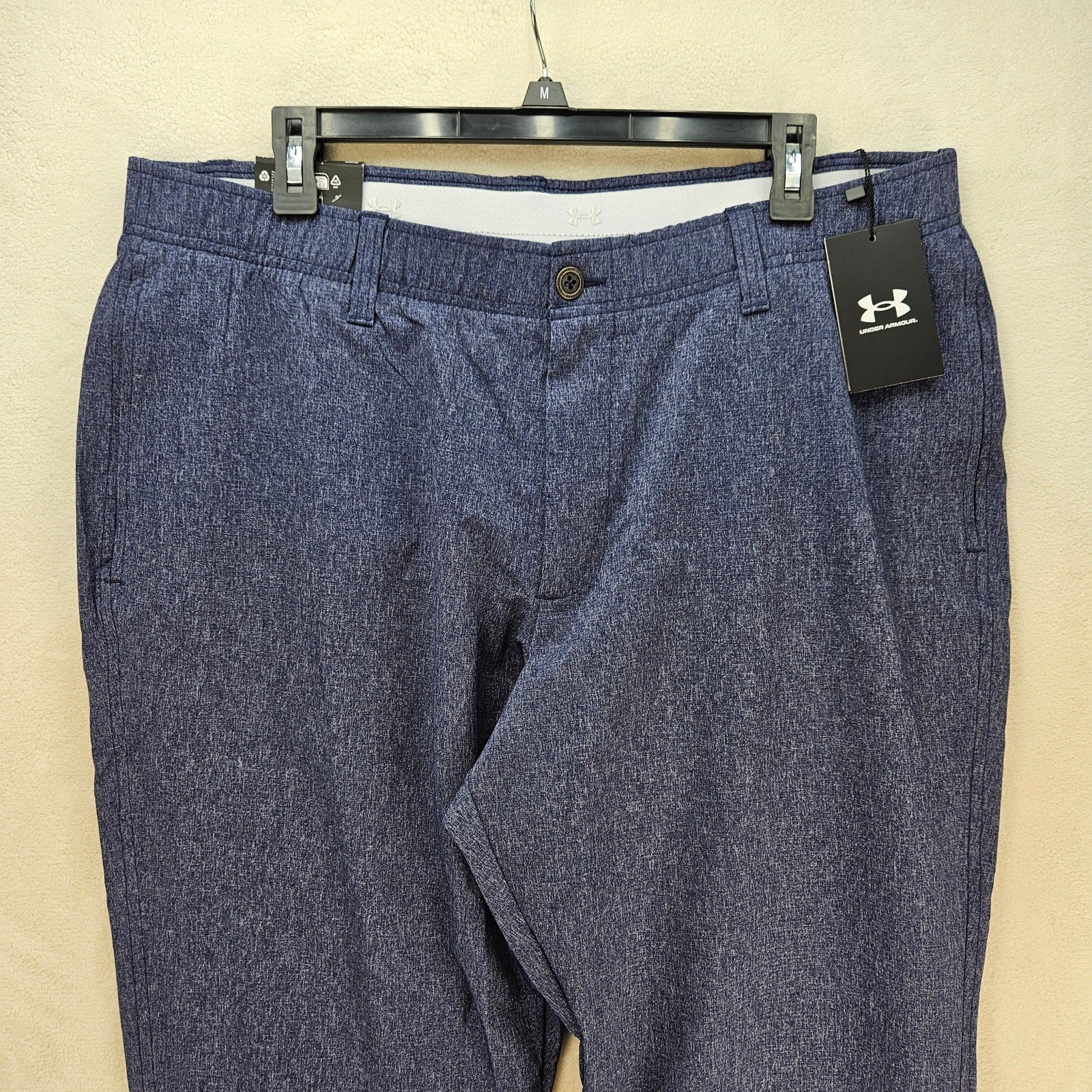 UNDER ARMOUR MEN'S 38X34 GOLF VENTED PANTS MIDNIGHT NAVY NWT