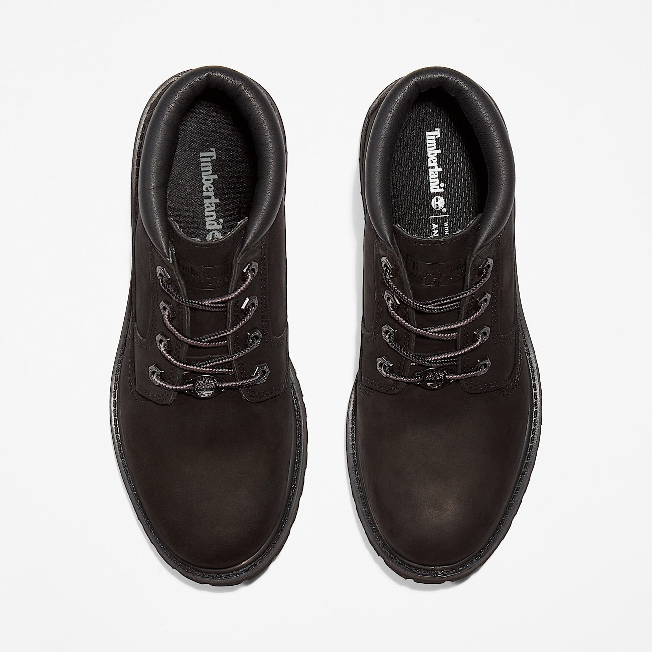 TIMBERLAND WOMEN'S 8.5 NELLIE WP CHUKKA BOOT BLACK NUBUCK NIB