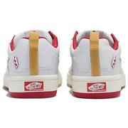 VANS MEN'S 8 ZAHBA VINTAGE SPORT WHITE RED SUEDE MESH NIB
