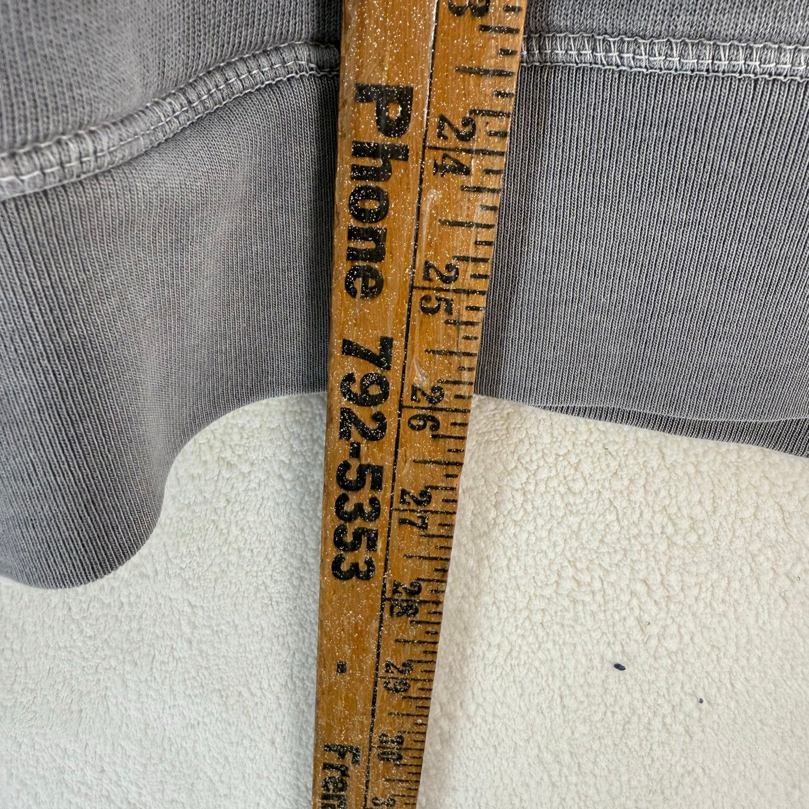 7 FOR ALLMANKIND MEN'S MEDIUM $198 DISTRESSED HOODIE MADE IN PORTUGAL