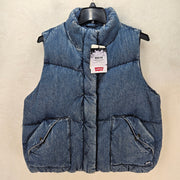 LEVI'S WOMEN'S MEDIUM WESTERN BUBBLE DOWN VEST 600 FILL POWER NWT