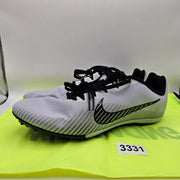 NIKE MEN'S 11.5 ZOOM RIVAL S 9 TRACK & FIELD SPRINT SPIKES GRY BLK AH1020-005