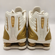 NIKE WOMEN'S 7 SHOX METALLIC GOLD SOFT PEARL WHITE NWOB AR3565-010