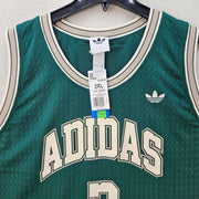 ADIDAS MEN'S XXLARGE ORIGINALS TREFOIL GREEN TANK SIDELINE JERSAEY KG8200 THICK