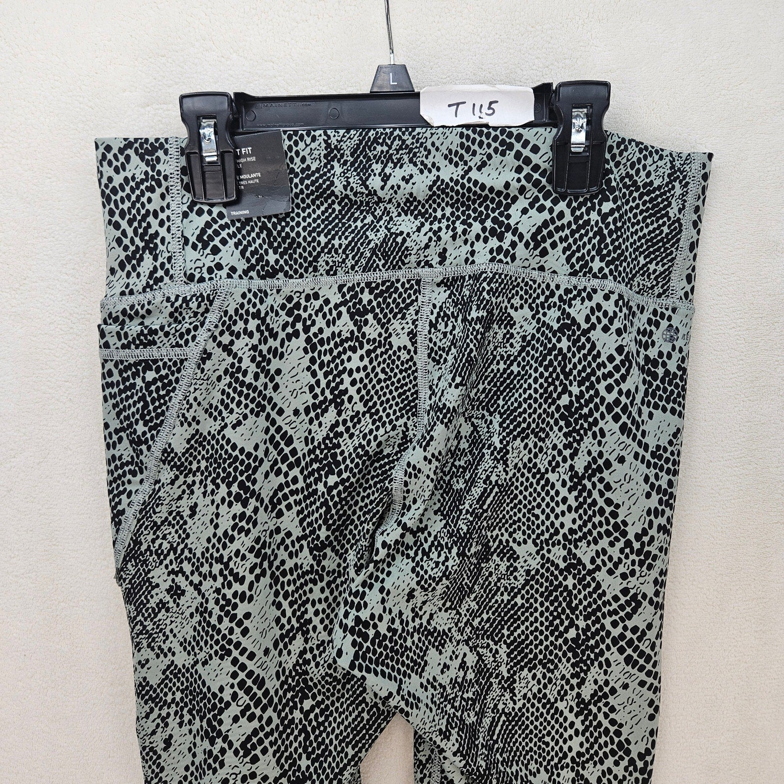 ADIDAS WOMEN'S XL STASH POCKET TRANING ANIMAL PRINT 7/8 LEGGINGS NWT HR2967