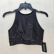 PELOTON WOMEN'S MEDIUM SHOW UP DIGITAL FOIL HIGH NECK BRA NWT