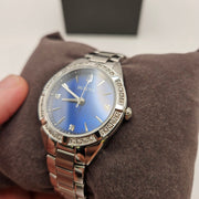 BULOVA 96R243 WOMEN'S CLASSIC QUARTZ GEMMED SILVER STAINLESS STEEL WATCH 35MM