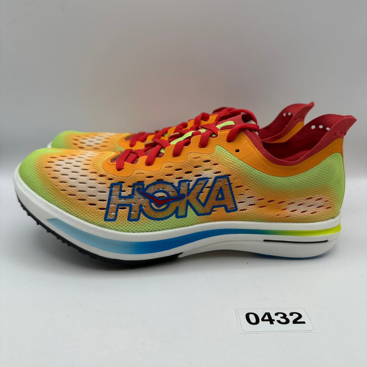 HOKA CIELO Flyx Men's 8.5 Women's 10 Running Cleats NO SPIKES 1151990 SLRC Orange