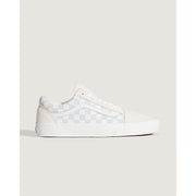 VANS MEN'S 8 OLD SKOOL WHITE CHECKERBOARD MARSHMELLOW NIB LOW TOP SKATEBOARD SNEAKER