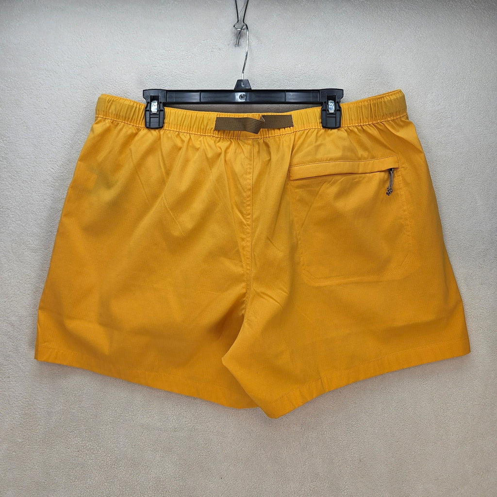 THE NORTH FACE MEN'S XL RIPSTOP CARGO SHORTS SUMMIT GOLD YELLOW NWT
