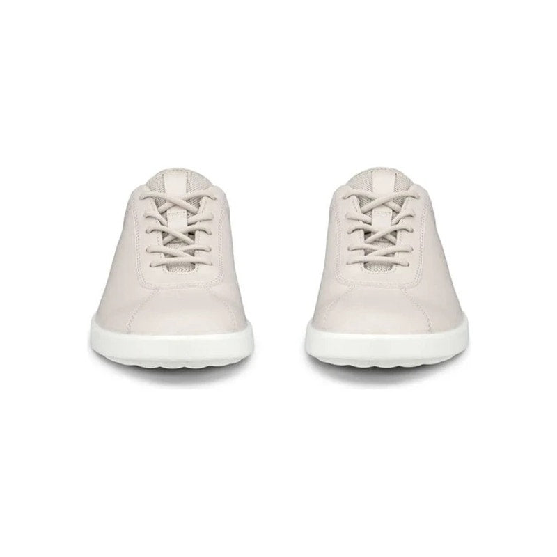 ECCO WOMEN'S 41 TRAVEL WITH LACE UP GRAVEL GREY WHITE SNEAKER NIB