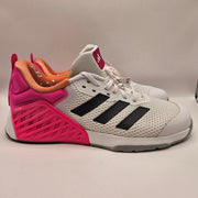 ADIDAS WOMEN'S 9 DROPSET 3 TRAINING SHOES GREY SHOCK PINK JR1674