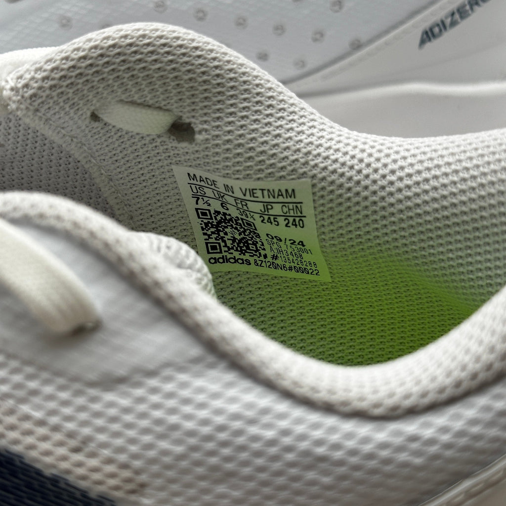 Adidas Womens 7.5 Softball Shoes Adizero Instinct IH3468 White/Blue
