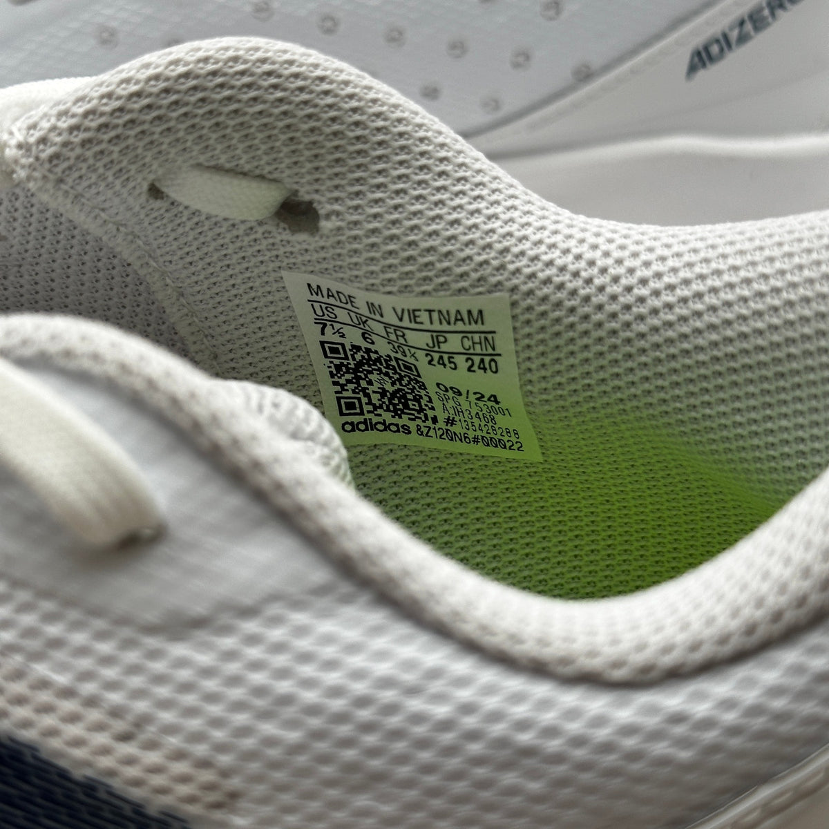 Adidas Womens 7.5 Softball Shoes Adizero Instinct IH3468 White/Blue