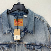 LEVI'S MEN'S 3XL TRUCKER DENIM JACKET WASH BLUE A57820006