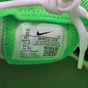 NIKE MEN'S 10 AIR PEGASUS WAVE WHITE GREEN STRIKE RUNNING SNEAKER IB0612-103