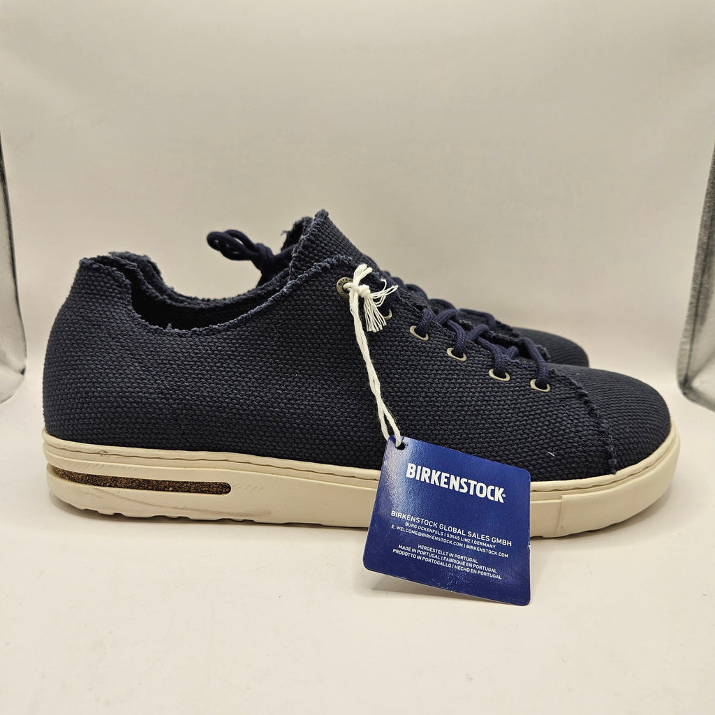 BIRKENSTOCK MEN'S 12 BEND LOW DECON MIDNIGHT TEXTILE FRAYED NARROW 1027296 NWOB