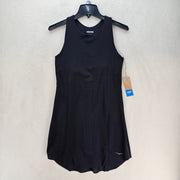 HOKA WOMEN'S M MIZI OUTDOOR DRESS BLACK BUILD IN BRA TENNIS NWT