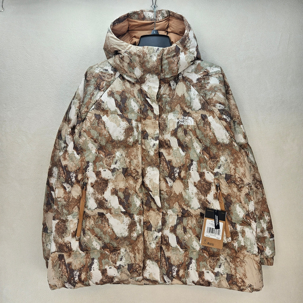 THE NORTH FACE WOMEN'S XL HYDRENALITE DOWN JACKET MIDI ALMOND BUTTER NWT