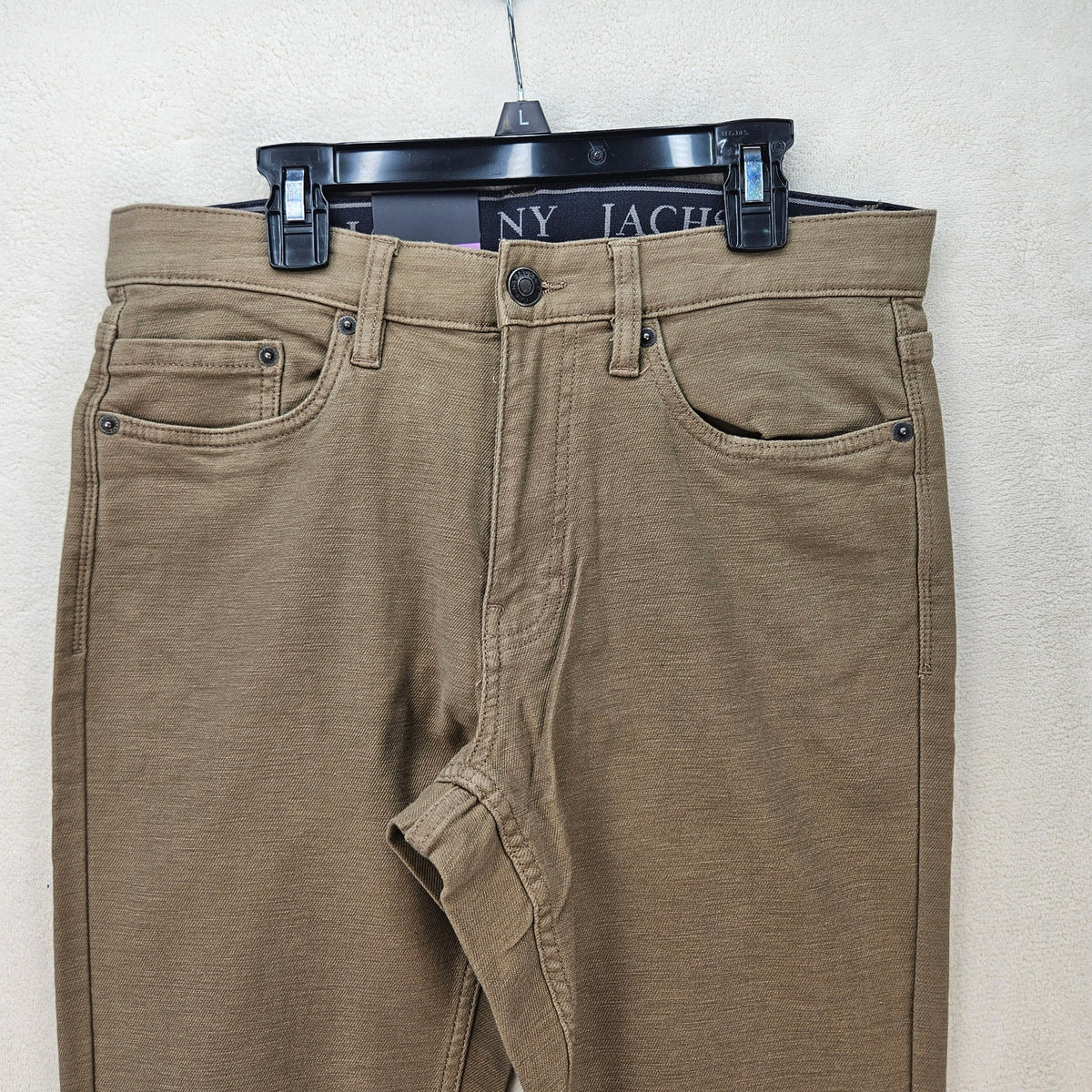 JACHS NEW YORK MEN'S 30X34 TAN MIDE WEIGHT 5 POCKET STRETCH PANT NWT
