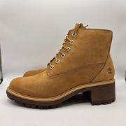 TIMBERLAND WOMEN'S 9.5 KORI PARK 6 INCH LACE UP NUBUCK BOOT WHEAT NWOB A439T