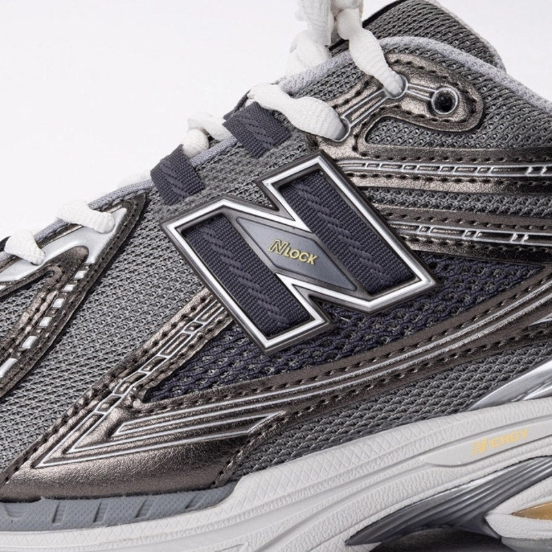 NEW BALANCE WOMEN'S 6.5 RUNNING SHOES U1906RV1 METALLIC GREY BLACK NIB