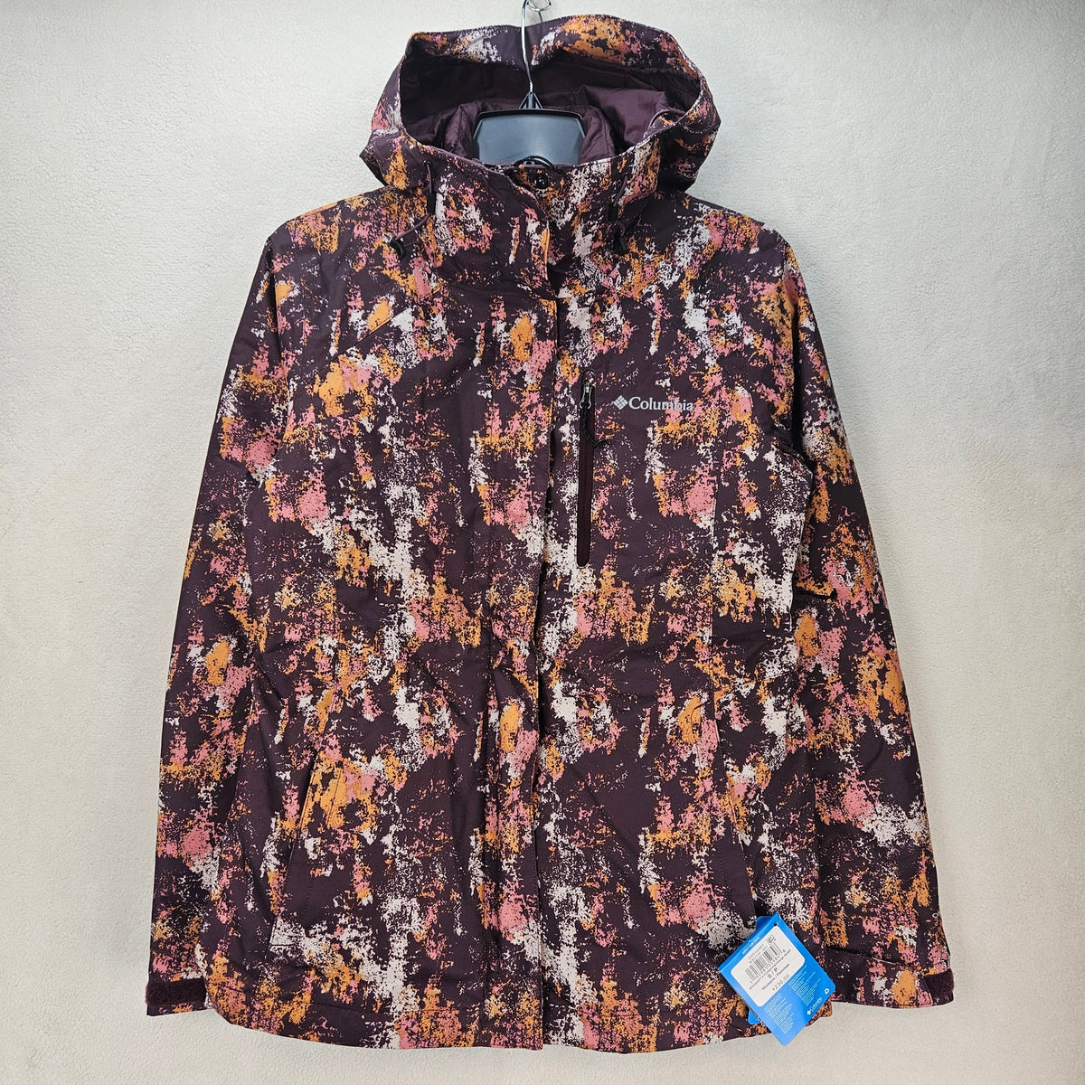 COLUMBIA WOMEN'S S 3 IN 1 INTERCHANGE WHIRLBIRD V PRINTED JACKET OMNI HEAT NWT