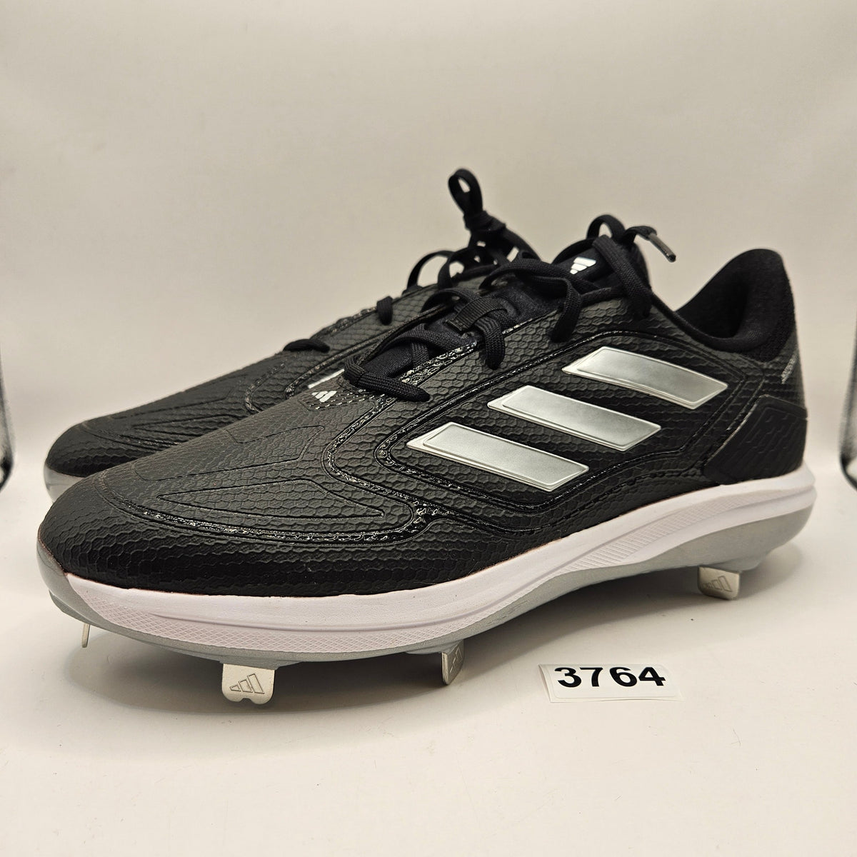 ADIDAS WOMEN'S 12 PUREHUSTLE 3 ELITE SOFTBALL CLEATS IG7134 NWOB BLACK