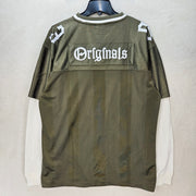 ADIDAS MEN'S SMALL ORIGINALS TREFOIL OG 2 IN 1 JERSEY OLIVE STRATA KS5329