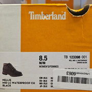 TIMBERLAND WOMEN'S 8.5 NELLIE WP CHUKKA BOOT BLACK NUBUCK NIB