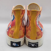 CONVERSE MEN'S 9.5 CHUCK 70 HIGH DORAEMON PINK A15790C CANVAS SNEAKER