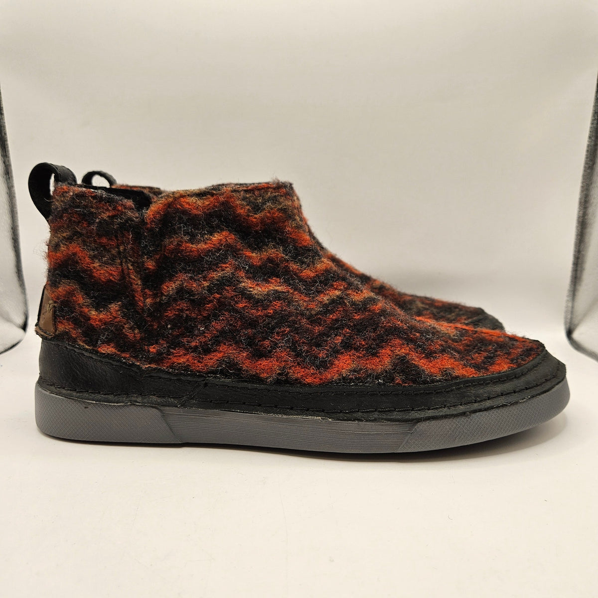 CLARKS MEN'S 10.5 GERALD ANKL BOOT SLIPPERS ORTHOLITE CHELSEA WOOL