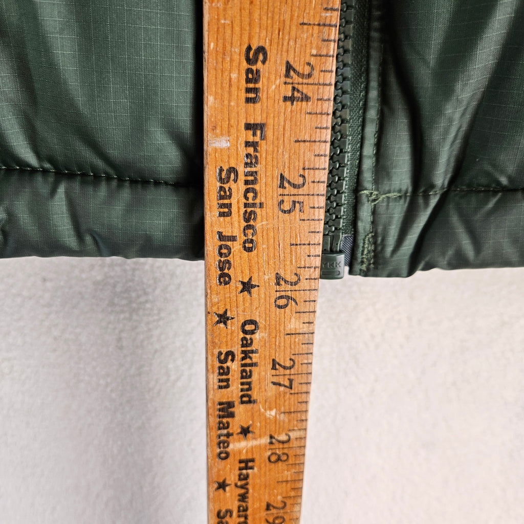 THE NORTH FACE WOMEN'S 2X 1996 RETRO NUPTSE JACKET PINE NEEDLE GREEN DOWN PUFFER