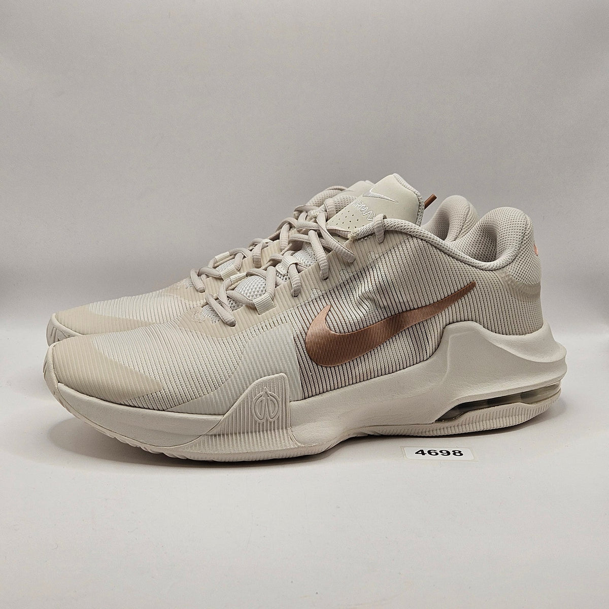 NIKE MEN'S 12 AIR MAX IMPACT 4 PHAMTOM METALLIC RED BRONZE DM1124-008 SNEAKER