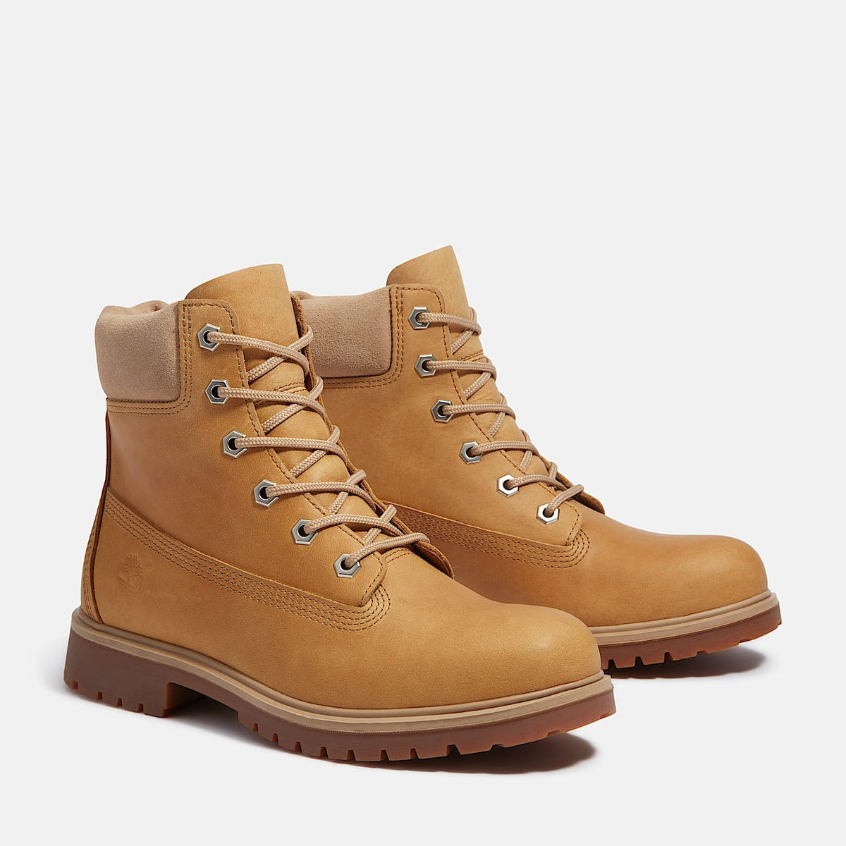 TIMBERLAND WOMEN'S 7 PREMIUM 25 WP 6 INCH LACE UP WP WHEAT FULL GRAIN BOOT