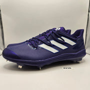 ADIDAS MEN'S 15 ADIZERO AFTERBURNER 8 PURPLE BASEBALL CLEATS H00980