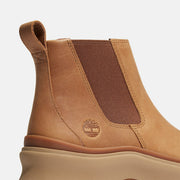 TIMBERLAND WOMEN'S 8.5 ROXIE LANE MID CHELSEA BOOT BROWN FULL GRAIN NIB