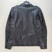 HARLEY DAVIDSON WOMEN'S XL CAPTAINS MODULAR LEATHER JACKET BLACK NWT