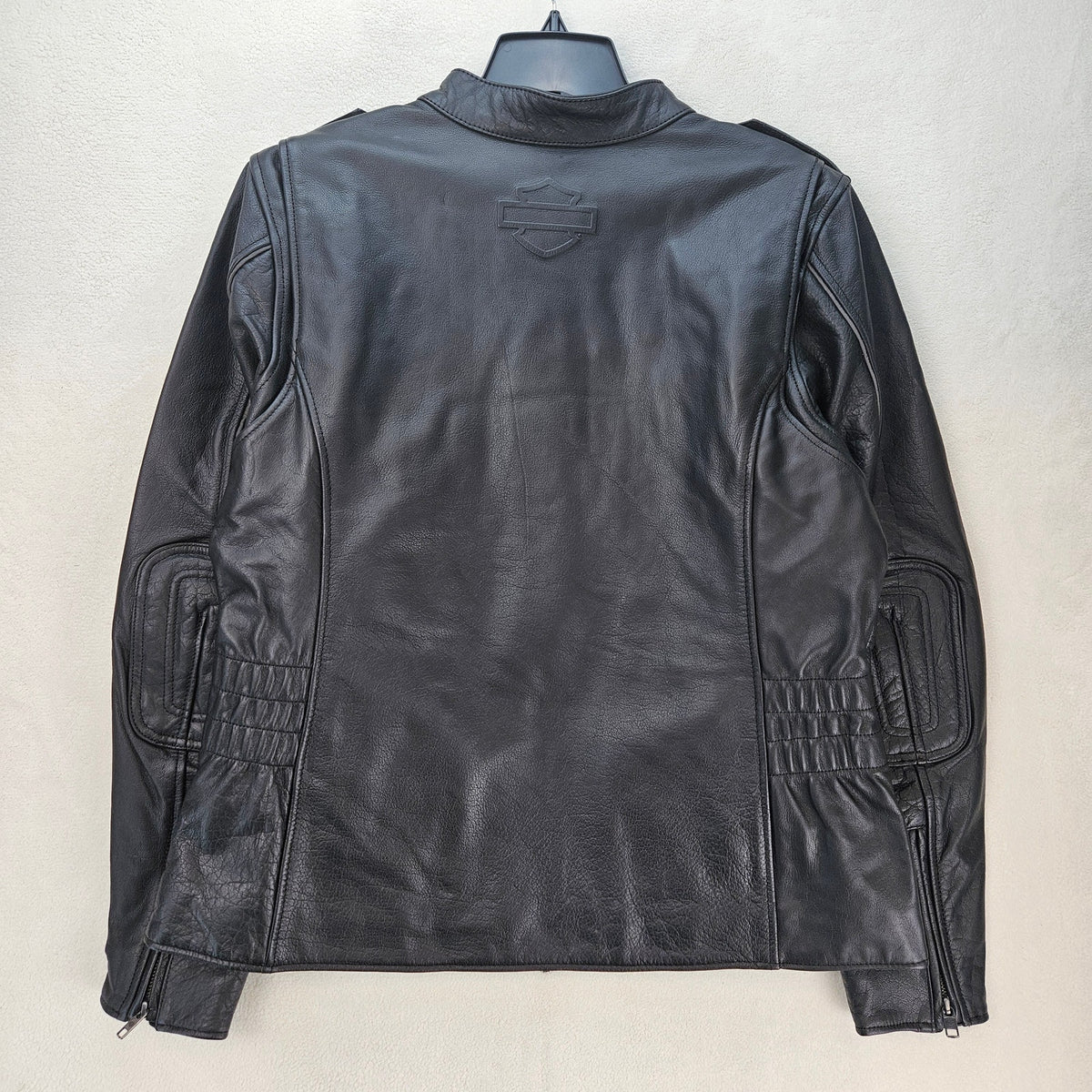 HARLEY DAVIDSON WOMEN'S XL CAPTAINS MODULAR LEATHER JACKET BLACK NWT