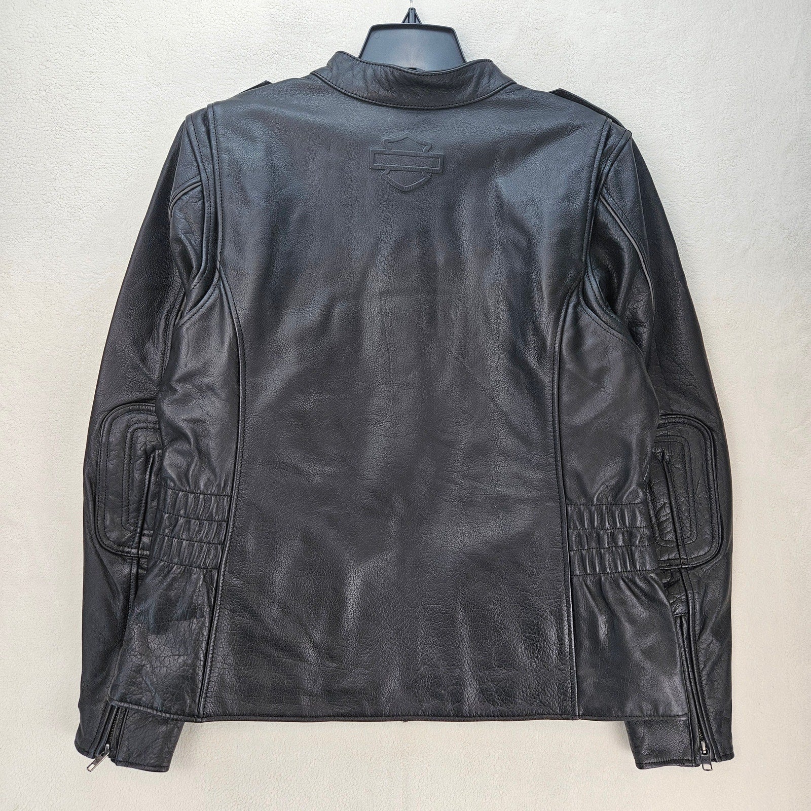 HARLEY DAVIDSON WOMEN'S XL CAPTAINS MODULAR LEATHER JACKET BLACK NWT