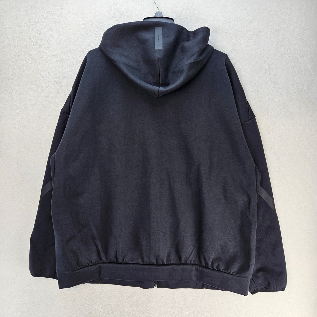 ADIDAS MEN'S XXL Z.N.E FULL ZIP HOODED JACKET BLACK JE7538 NWT RETAIL $110