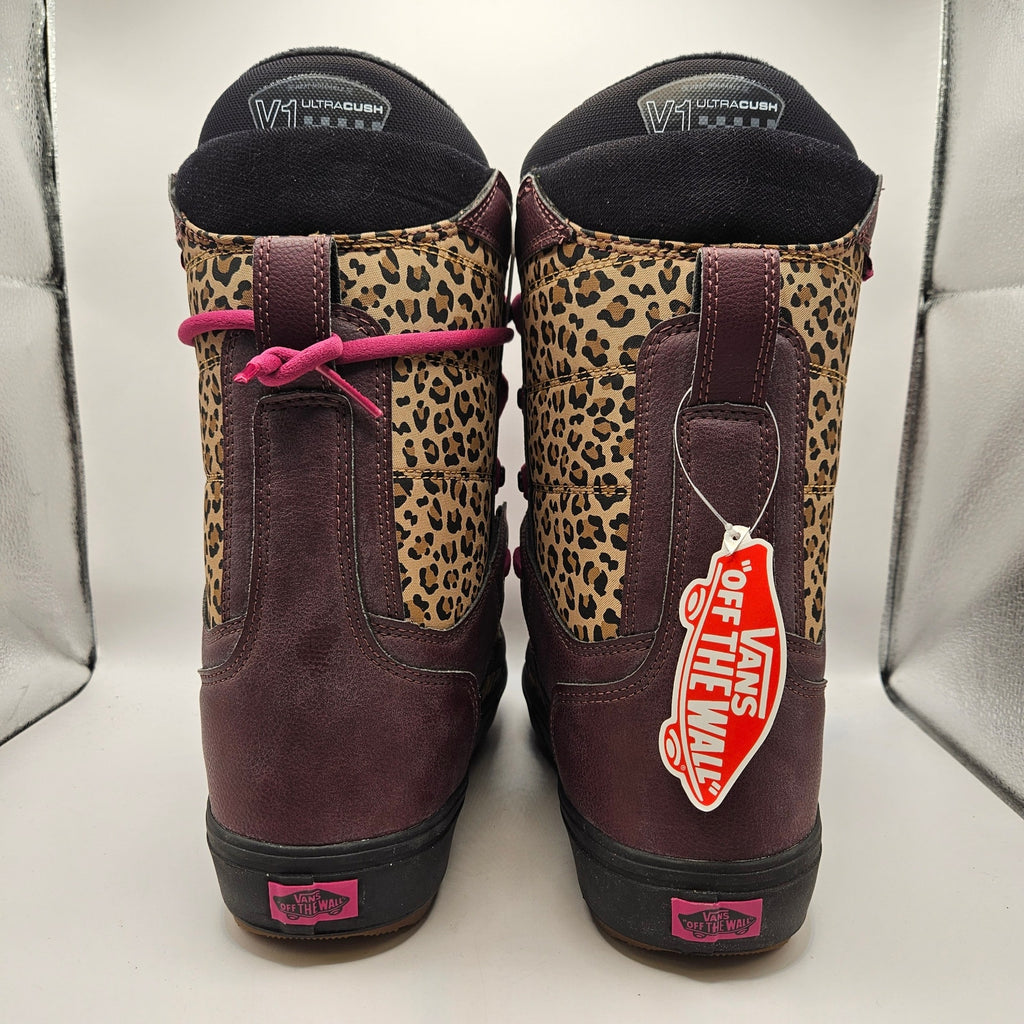 VANS WOMEN'S 8 RARE HI STANDARD OG SNOWBOARD BOOTS PORT ROYALE/LEAPARD NWOB 2021